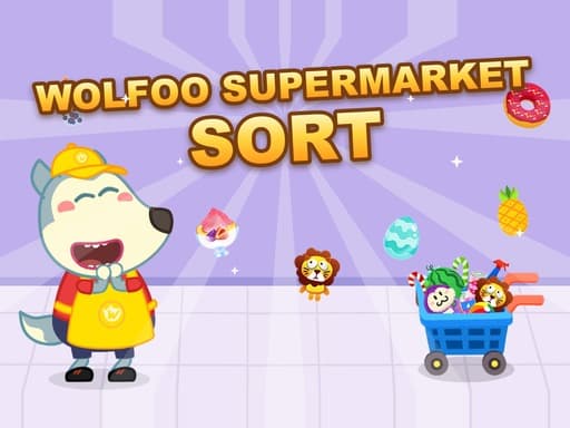 Wolfoo Supermarket Sort